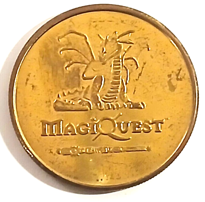 #ad #ad Magi Quest Token Great Wolf Lodge Grand Mound Washington Brass 1.5quot; $9.99