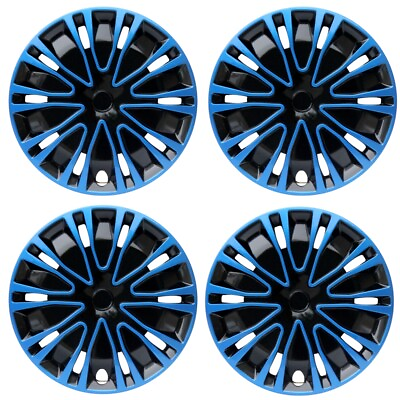 #ad 4PC New for Honda Hyundai 15quot; Hub Caps Full Set Wheel Covers fits Plastic Rim $45.68