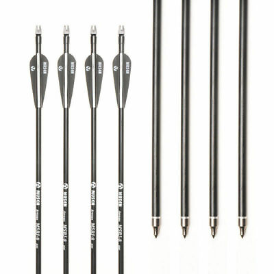 US 12PCS 30quot; Archery Carbon Arrows 7.8mm SP500 For Compound Recurve Bow Hunting $28.49