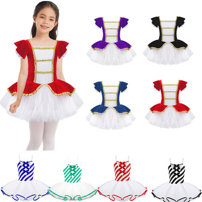 #ad US Kids Girls Ballet Dance Performance Princess Party Costume Ice Skating Dress $14.59