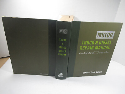 #ad vintage Motor Truck amp; Diesel Repair Manual 30 Edition 1 Printing auto mechanics $19.99