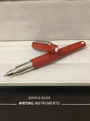 #ad Luxury M Magnet Series Red ColorSilver Clip 0.7mm Ink Rollerball Pen NO BOX $24.42