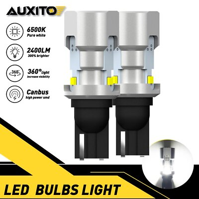 #ad AUXITO Reverse Backup Down Light LED Bulb 921 912 6500K Clear White Plugamp;Play 2x $14.99