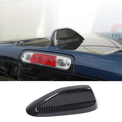 #ad Car Antenna Base Moulding Decor Cover Cap Trim Carbon For Dodge RAM 18 Exterior $19.99