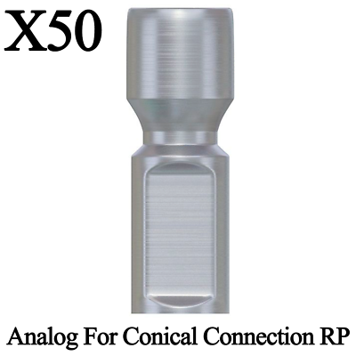 #ad 50x Dental Lab Analog For Conical Connection Regular Platform Fixture Prosthetic $349.90