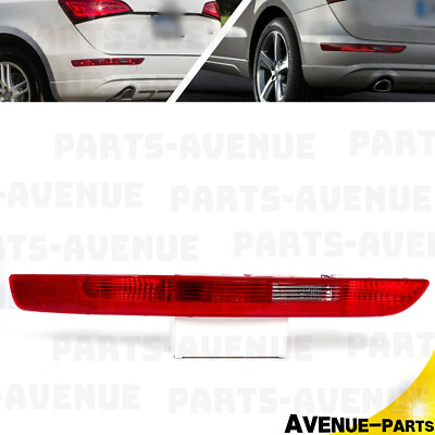 #ad For EUR 4 Bulbs Audi Q5 Rear Lower Bumper Tail Light Reverse Stop Lamp Left Side $69.99