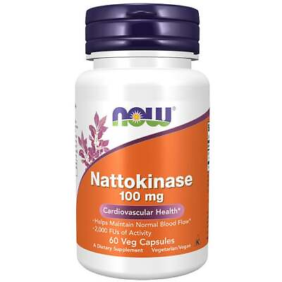 #ad NOW Foods Nattokinase 100 mg 60 Veg Caps $16.63