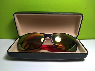Ferrari Style Carbon Blade Ruby Iridium Polarized Sunglasses Khan $199.99