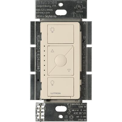 #ad Lutron Caseta Smart Dimmer Switch for ELV Bulbs 250W 1 Pack Light Almond $699.00
