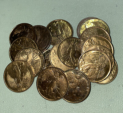 #ad #ad Guardian Angel Pocket Medal Protector Coin Token 1 Token $2.99
