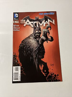 Batman #6 1st Court of Owls New 52 2nd print Red Background DC Comics 2012 $99.99