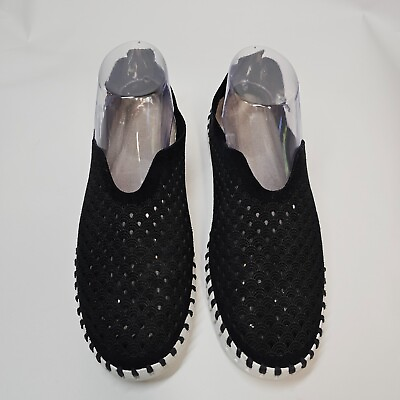 #ad Ilse Jacobsen Tulip BLACK Breathable Slip on Shoe Size 38 or 7.5 $35.00