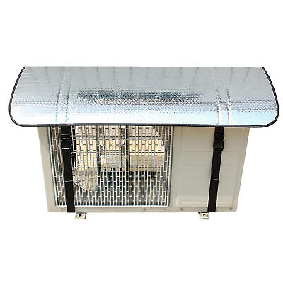 #ad 1pcs Air Conditioner Cover，Aluminum Foil Air Conditioning Cover with Strap $12.43