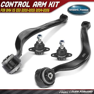 #ad 4x Front Lower Forward Side Control Arm and Ball Joint for BMW X5 E53 2000 2006 $73.99