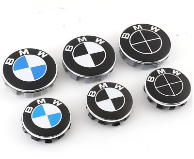 #ad 4PCS 68mm 56mm Wheel Center Caps Hub Caps Cover Logo Emblem Hubcaps for BMW $11.16