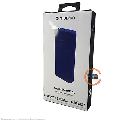 #ad #ad Mophie Power Boost Portable Battery Power Bank 20000 mAh Cobalt Blue™ $19.95
