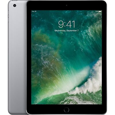 #ad Apple iPad 5th Gen 9.7quot; A1822 Space Gray 32 GB C Grade $89.99