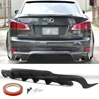 #ad For IS250 IS350 WD W Style Urethane Rear Bumper Diffuser Chin Lip Add On Kit $76.49