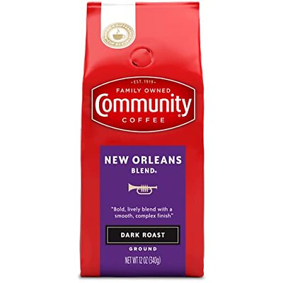 #ad New Orleans Blend Special Dark Roast Ground Coffee 12 Ounce Bag Pack of 1 $14.29