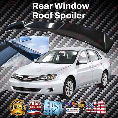 #ad Fits Subaru Impreza Impreza WRX 2007 2014 Rear Window Roof Spoiler Visor $49.99