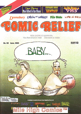 #ad COMIC RELIEF MAGAZINE 1989 Series #53 Fine $5.40
