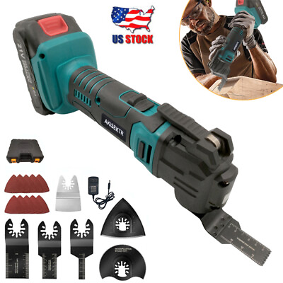 #ad Brushless Cordless Oscillating Multi Tool 21V 6 Speed with Accessories amp; Battery $43.54