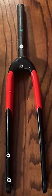#ad #ad Cannondale 700c Carbon Fork Black Red $134.99