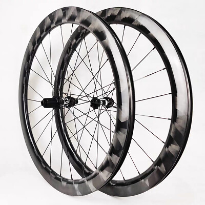#ad Road Bike Bicycle Carbon Wheelset Wheels Tubeless 700C for DT Swiss 350 Hub Disc $569.00
