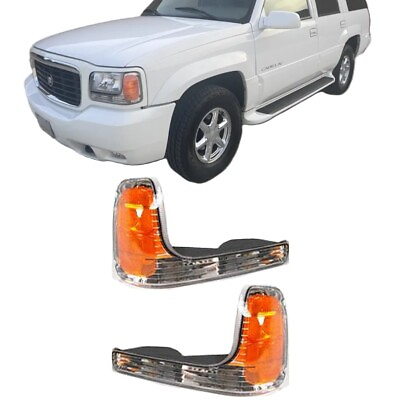 #ad For Cadillac Escalade Parking Signal Light 1999 2000 Pair Driver amp; Passenger $53.21
