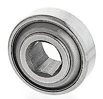 #ad 204KRRB2 Agricultural Machinery bearing with Two Single lip Seals and Hex bore $22.78