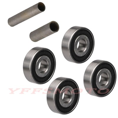 #ad 6202RS 12mm Bearings amp; 2x Spacer for Make 15mm Axle Rim to 12mm Pitpro Dirt Bike $26.80