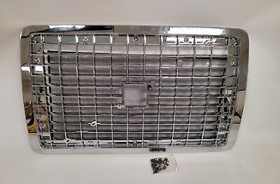 #ad NEW Fits 2004 2015 VOLVO VNL Front Grille Grill W BUG SCREEN All Chrome $169.99