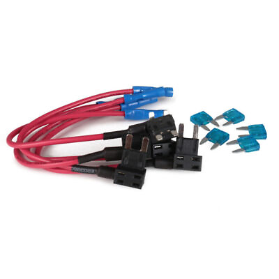 #ad Car Add A Circuit Standard Mini Micro 2 3 Low Profile Blade Fuse Tap Adapter $6.39