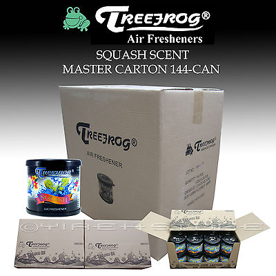 #ad 144 CAN TREEFROG SQUASH ASSORTED SCENT AIR FRESHENER MASTER CARTON TREE FROG $315.00