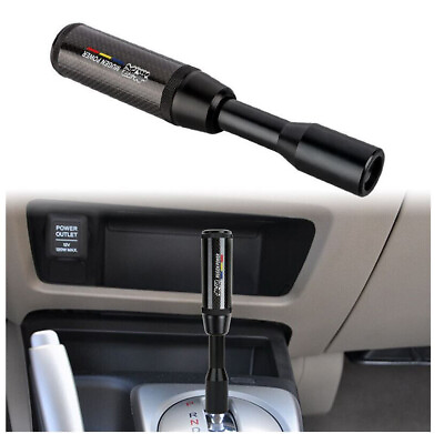 #ad Car Manual Gear Shift Knob Mugen Shifter Stick Black Carbon For Honda Acura $56.99