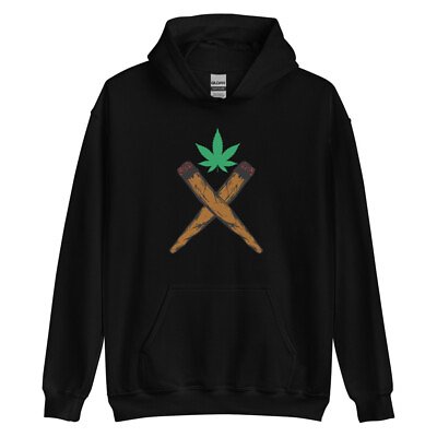 #ad X Joints Funny Weed cannabis Marijuana Lovers 420 Stoner Hippie Hoodie $40.42