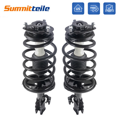 #ad Pair Front Complete Strut w Coil Spring Assembly For 2004 2006 Toyota Sienna FWD $139.79