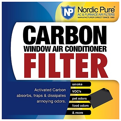 #ad Window AC Filter Carbon For Odor Reduction $18.00