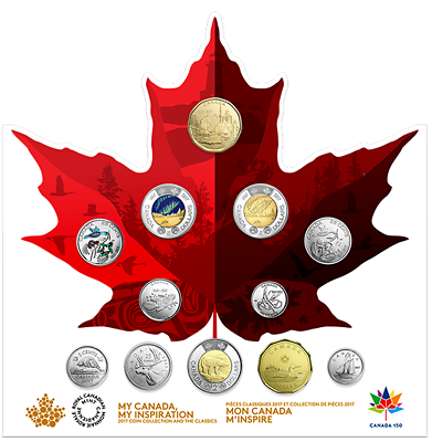 #ad 2017 Canada My Canada My Inspiration 150th anniversary uncirculated 12 coin set C $59.95