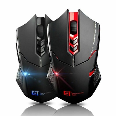 #ad 2400 DPI Wireless Gaming Mouse LED Optical Mute Mice for PC Laptop Computer. $19.37