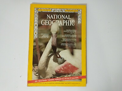 #ad National Geographic Magazine VTG Back Issue February 1970 Agriculture Danakil $3.96