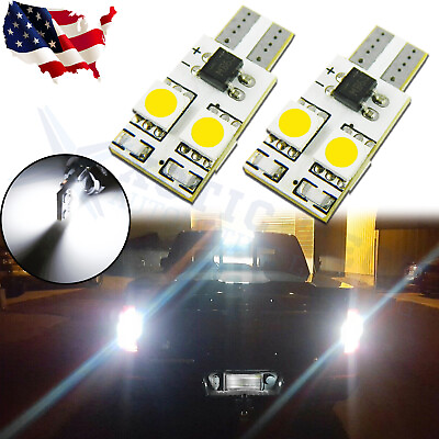 #ad 2X White 6000K Backup Reverse Light Bulbs For Chevrolet Silverado Tahoe Suburban $6.93