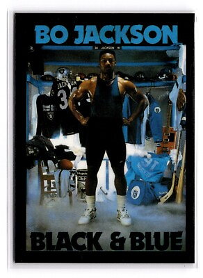 #ad 1989 Black amp; Blue Bo Jackson Oakland Raiders $6.00