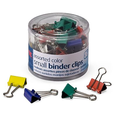 #ad #ad OIC Binder Clips Tub Small Clips 3 4 Assorted Colors Pack Of 36 $11.45