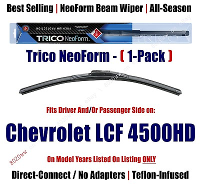 #ad Super Premium NeoForm Wiper Blade Qty fits 2017 Chevrolet LCF 4500HD 16200 $17.96