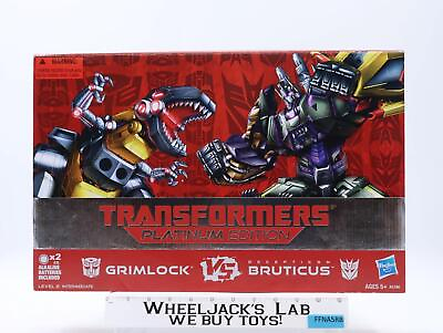 #ad Grimlock vs Bruticus Platinum Edition Transformers 2013 Hasbro NEW MISB SEALED $155.00