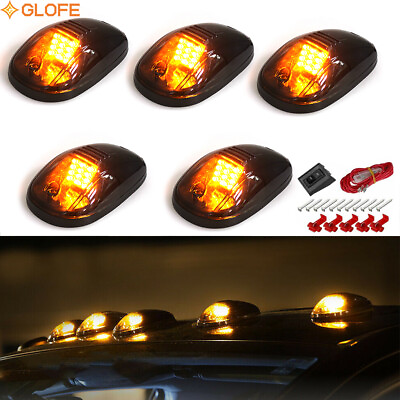 #ad 5xLED Cab Roof Marker Running Light Amber For Dodge Ram 1500 2500 3500 4500 5500 $32.97