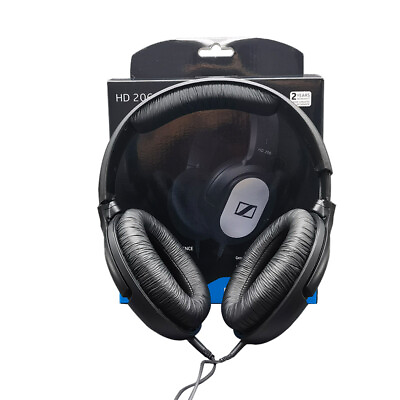 #ad Sennheiser HD 206 Stereo WIRED Headphones Earphones Over Ear Headsets Black US $26.99