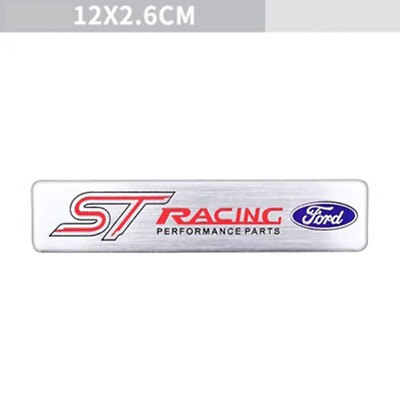 #ad Car Side Fender Badge Aluminum Emblem for Ford ST Racing Performance Parts $10.99