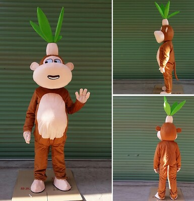 #ad Cartoon Monkey Mascot Costume Role Play Party Halloween Adult $136.70
